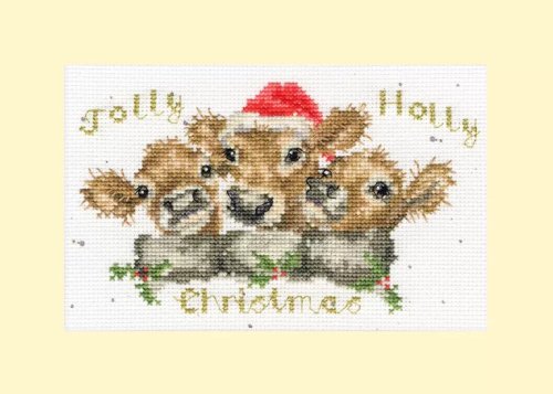 (image for) Christmas Card - Jolly Holly
